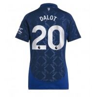 Camisa de time de futebol Manchester United Diogo Dalot #20 Replicas 2º Equipamento Feminina 2024-25 Manga Curta